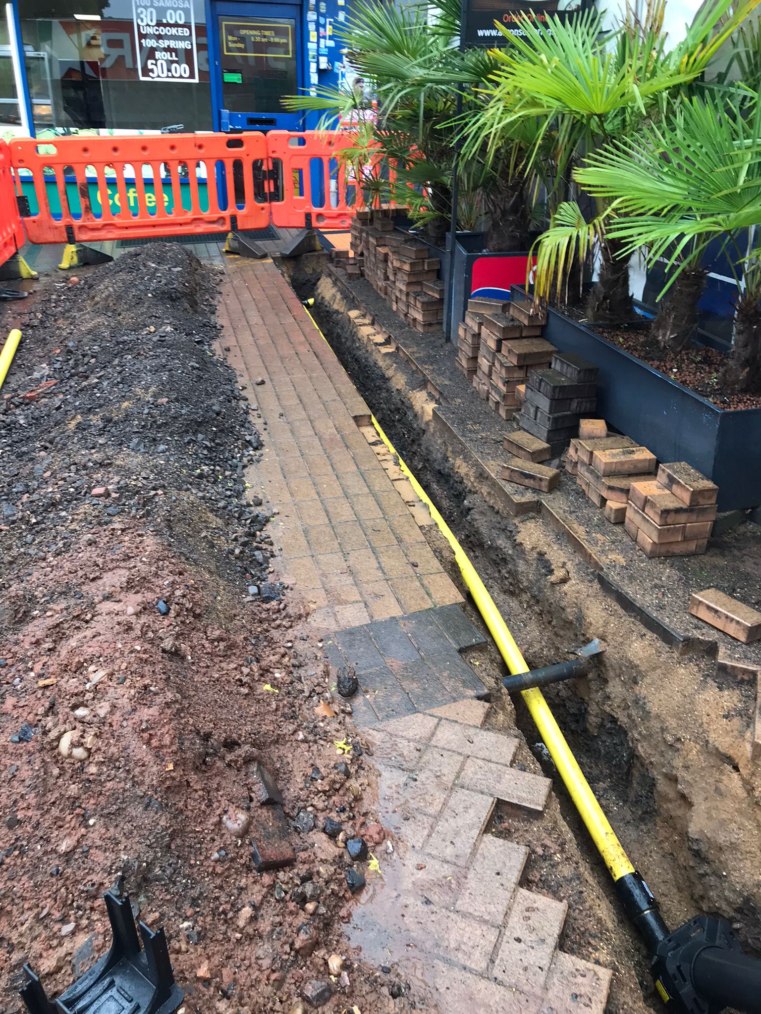 Gas Service Upgrade at Tollgate Shopping Precinct, Smethwick
