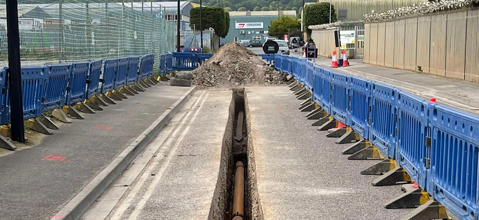 343m Gas Main Installation at Warne Road, Weston-super-Mare
