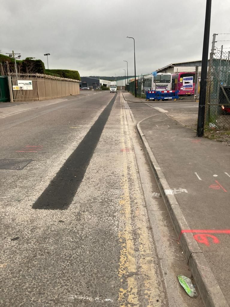 Electrical cable installation on a development site