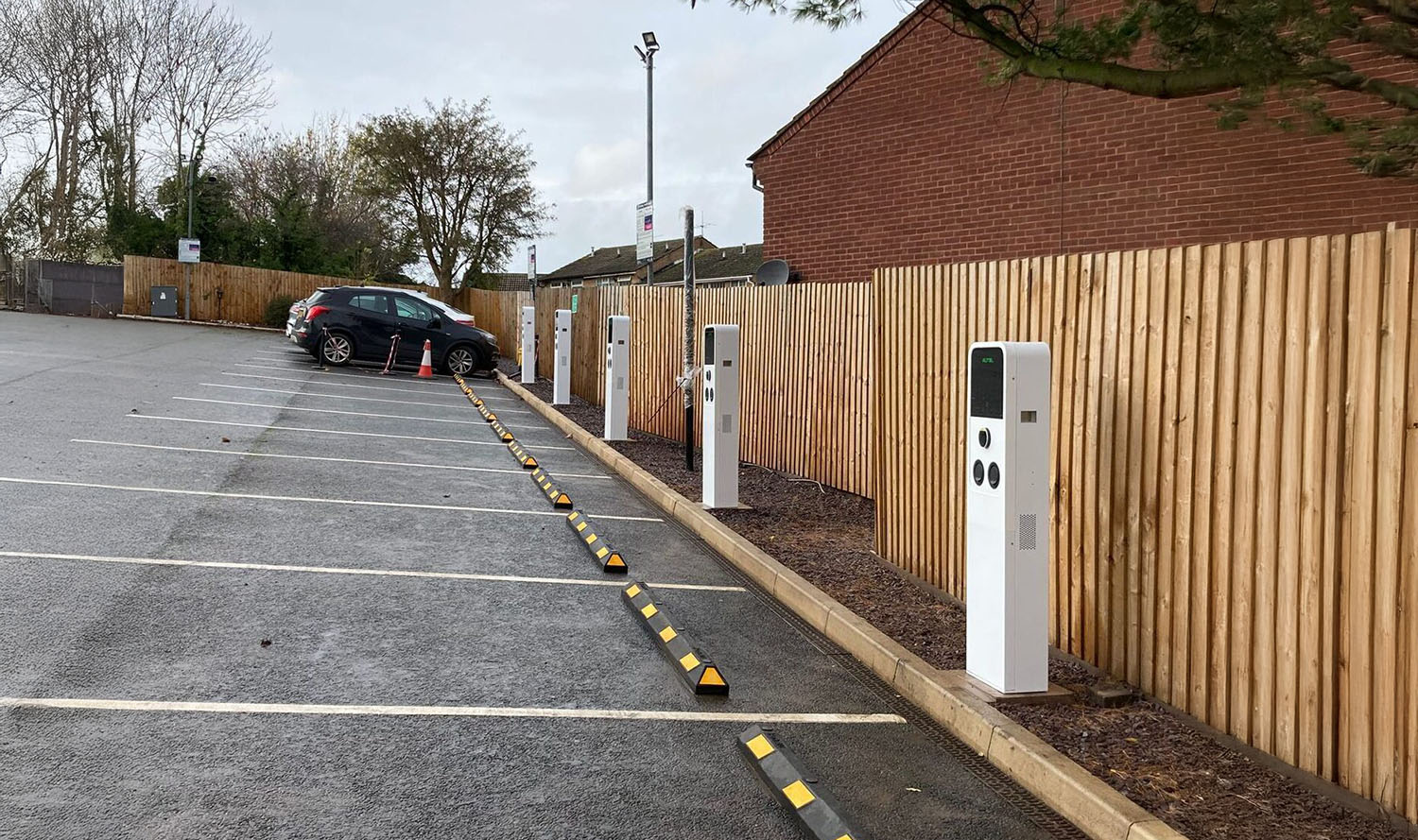 EV charging infrastructure installation